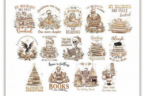 Cozy Christmas Kitchen Towel PNG Bundle Sublimation Shetara Begum 