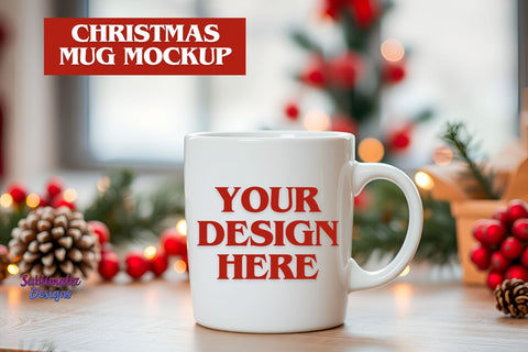 Cozy Christmas Mug Mockup Mock Up Photo Sublimatiz Designs 