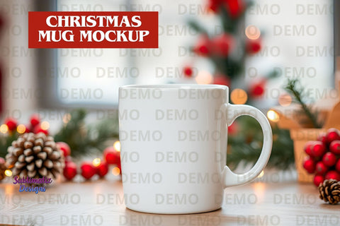 Cozy Christmas Mug Mockup Mock Up Photo Sublimatiz Designs 