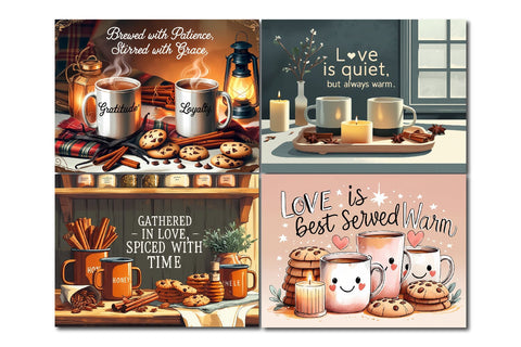 cozy coffee cutting board, gratitude and loyalty mugs Sublimation Paper Switch 
