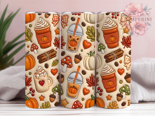 Cozy Fall Latte 20oz Tumbler, Cozy Fall Latte, Fall Latte, Latte Tumbler, 20oz Tumbler, Cozy Tumbler, Fall Tumbler, Tumbler Wrap Sublimation Li Zamperini 
