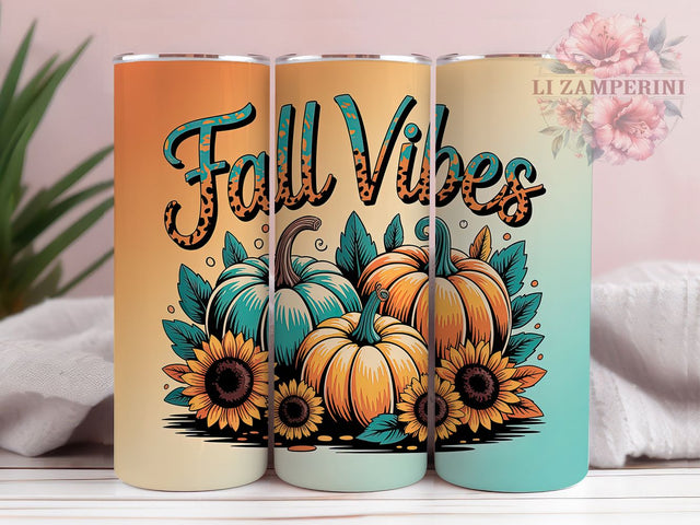 Cozy Fall Pumpkin Floral Tumbler, Pumpkin Floral, 20Oz Tumbler, Sublimation Design, Autumn Wrap, Cozy Season, Rustic Charm Sublimation Li Zamperini 