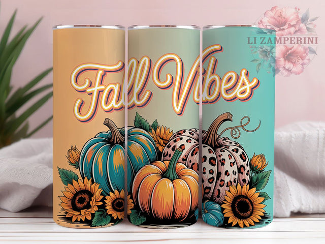 Cozy Fall Pumpkin Floral Tumbler, Pumpkin Floral, 20Oz Tumbler, Sublimation Design, Autumn Wrap, Cozy Season, Rustic Charm Sublimation Li Zamperini 