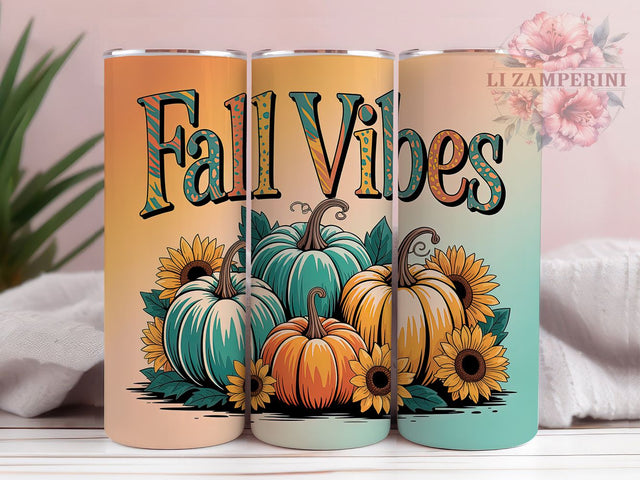 Cozy Fall Pumpkin Floral Tumbler, Pumpkin Floral, 20Oz Tumbler, Sublimation Design, Autumn Wrap, Cozy Season, Rustic Charm Sublimation Li Zamperini 