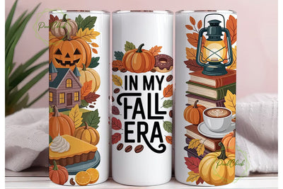Cozy Fall Vibes 20oz Tumbler Design Sublimation PixelChick 