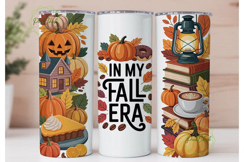 Cozy Fall Vibes 20oz Tumbler Design Sublimation PixelChick 