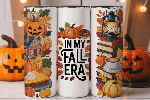 Cozy Fall Vibes 20oz Tumbler Design Sublimation PixelChick 