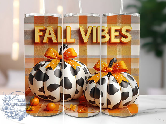 Cozy Fall Vibes Autumn Aesthetic Tumbler, Autumn Aesthetic Wrap, Cozy Fall Cup, 20oz Autumn Tumbler, Pumpkin Season Mug, Fall Sublimation Design, Cute Fall Tumbler Sublimation ToriDesigns 