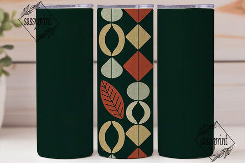 Cozy Folk Art Geometric 20oz Tumbler Sublimation sassyprint 