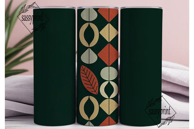 Cozy Folk Art Geometric 20oz Tumbler Sublimation sassyprint 