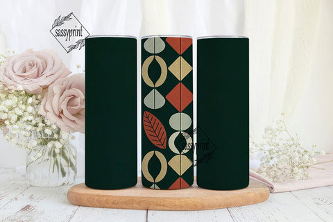 Cozy Folk Art Geometric 20oz Tumbler Sublimation sassyprint 