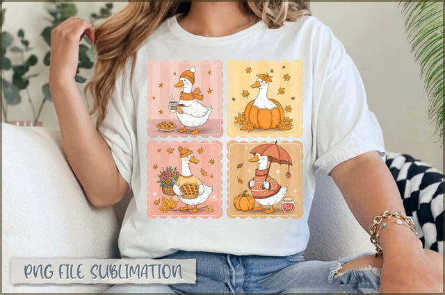 Cozy Goose Fall Coquete PNG Sublimation Shetara Begum 
