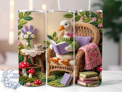 Cozy Goose Reading 20oz Tumbler, Cozy Goose Reading, Goose Reading PNG, Reading Goose PNG, Bookish Goose PNG, Cozy Goose Tumbler, Goose Tumbler Wrap, 20oz Tumbler Wrap Sublimation ToriDesigns 