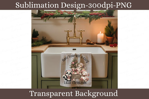 Cozy Little Christmas PNG, Cute Woodland Animals, Rustic Pink Holiday Sublimation Design Sublimation Keepsake Treasures Designs LLC. 