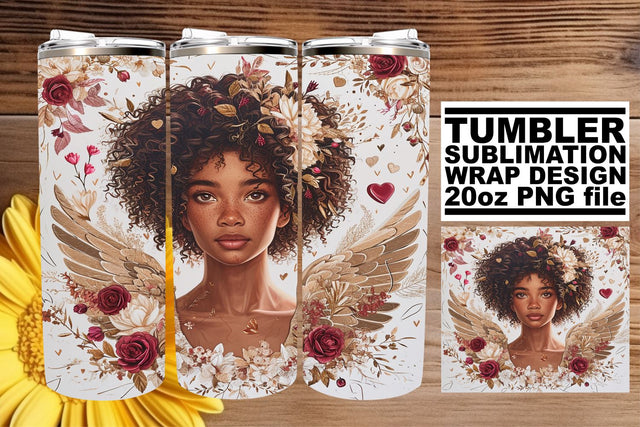 Cozy Love-themed Sublimation Wraps - 20oz Sublimation afrosvg 