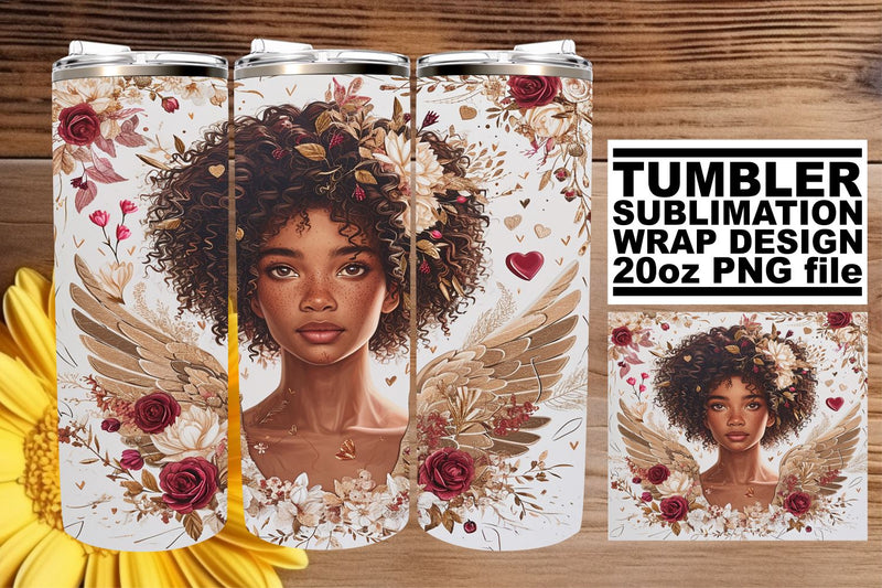 Cozy Love-themed Sublimation Wraps - 20oz Sublimation afrosvg 