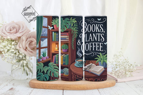 Cozy Reading Nook 20oz Tumbler Wrap Sublimation sassyprint 