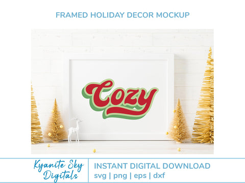 Cozy Retro Style With Shadow SVG mini bundle SVG Kyanite Sky Digitals 