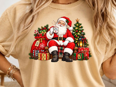 Cozy Santa Claus Clipart Christmas PNG SVG artprintfile 