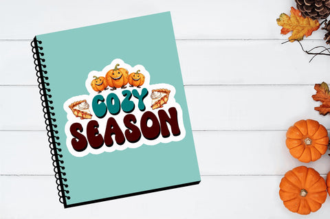 Cozy season blessed Stickers Design Sublimation Regulrcrative 