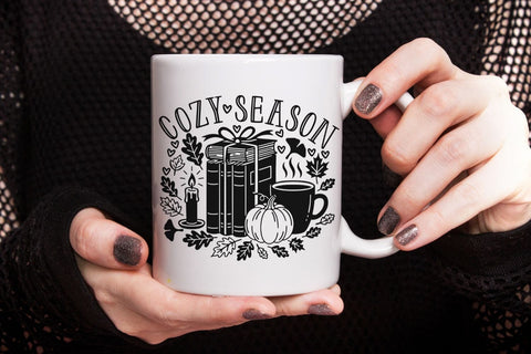 Cozy Season| Fall Vibes SVG Cutting Files. SVG CosmosFineArt 
