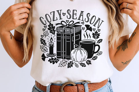 Cozy Season| Fall Vibes SVG Cutting Files. SVG CosmosFineArt 