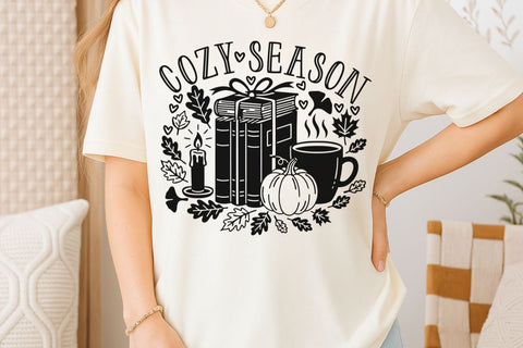 Cozy Season| Fall Vibes SVG Cutting Files. SVG CosmosFineArt 