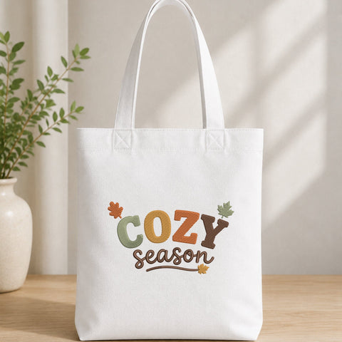 Cozy Season Machine Embroidery Design – Fall Autumn Leaves Embroidery File Embroidery/Applique DESIGNS PatternFeed8 