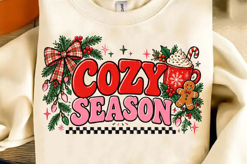 Cozy Season PNG, Funny Christmas PNG Sublimation SVGista 