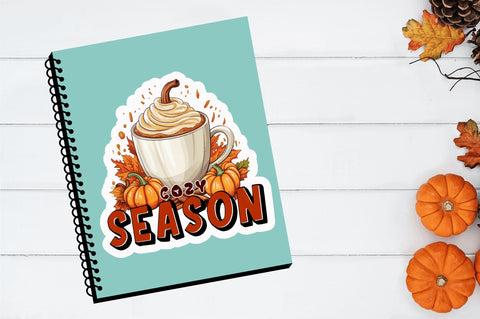 Cozy season Stickers Design Sublimation Regulrcrative 