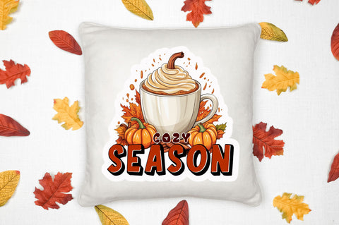 Cozy season Stickers Design Sublimation Regulrcrative 