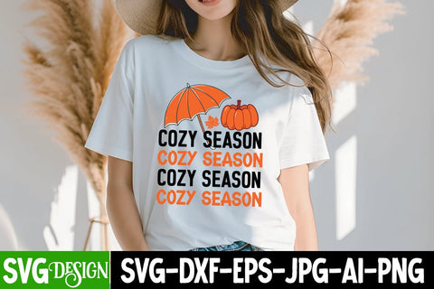 Cozy Season SVG Cut File,all Farmhouse SVG Cut File , Fall Farmhouse SVG Quotes , Fall SVG Cut File, Autumn SVG Cut File SVG BlackCatsMedia 