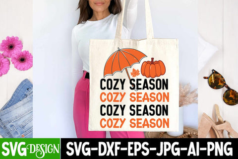 Cozy Season SVG Cut File,all Farmhouse SVG Cut File , Fall Farmhouse SVG Quotes , Fall SVG Cut File, Autumn SVG Cut File SVG BlackCatsMedia 