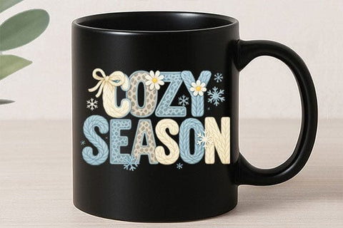 Cozy Season Winter PNG Cute Quote SVG BillahCrafts 