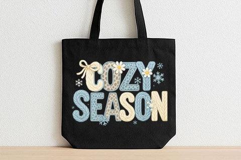 Cozy Season Winter PNG Cute Quote SVG BillahCrafts 