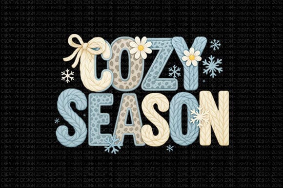 Cozy Season Winter PNG Cute Quote SVG BillahCrafts 