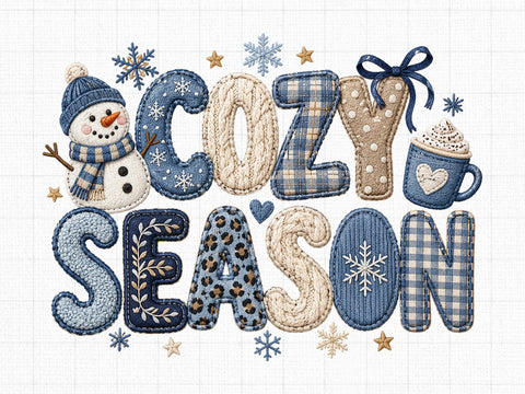 Cozy Season Winter Snowman PNG Design SVG artprintfile 