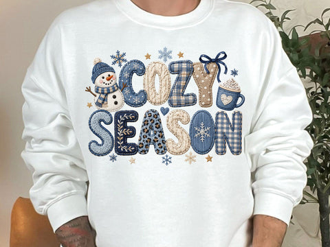 Cozy Season Winter Snowman PNG Design SVG artprintfile 