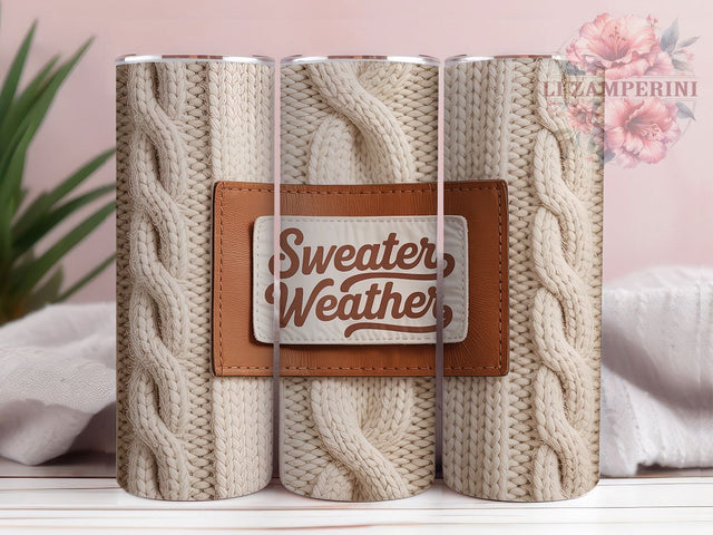 Cozy Sweater Weather Fall Tumbler, Cozy Wrap, 20Oz Tumbler, Sublimation Design, Autumn Vibes, Fall Fashion, Chilly Days Sublimation Li Zamperini 