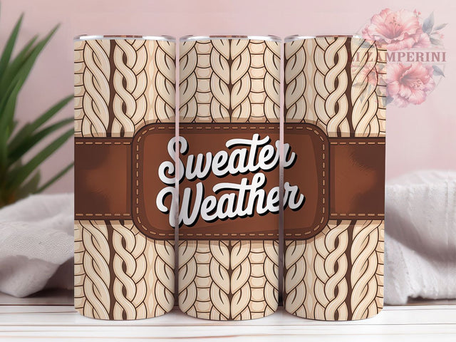 Cozy Sweater Weather Fall Tumbler, Cozy Wrap, 20Oz Tumbler, Sublimation Design, Autumn Vibes, Fall Fashion, Chilly Days Sublimation Li Zamperini 