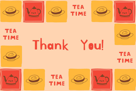 Cozy Tea Time Seamless Pattern Digital Paper Digital Pattern Rin Green 