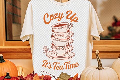 Cozy Up It's Tea Time SVG Angelina750 
