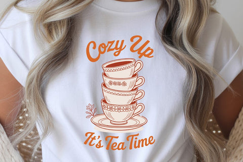 Cozy Up It's Tea Time SVG Angelina750 