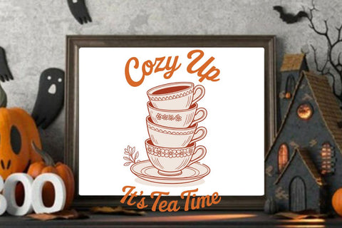 Cozy Up It's Tea Time SVG Angelina750 