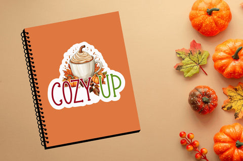 Cozy up Sticker Design Sublimation Regulrcrative 