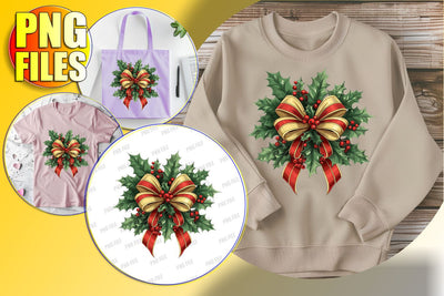 Cozy Watercolor Christmas Clipart for Sublimation Sublimation afrosvg 