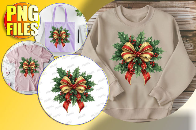 Cozy Watercolor Christmas Clipart for Sublimation Sublimation afrosvg 