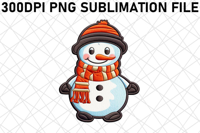 Cozy Winter 3D Embroidered Sublimation Art Sublimation afrosvg 