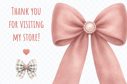 Cozy Winter Bows Clipart Sublimation TanyaPrintDesign 