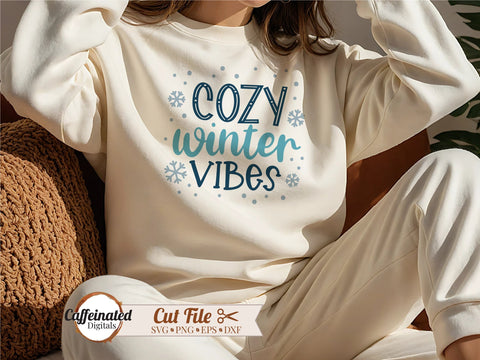 Cozy Winter Bundle SVG Caffeinated SVGs 